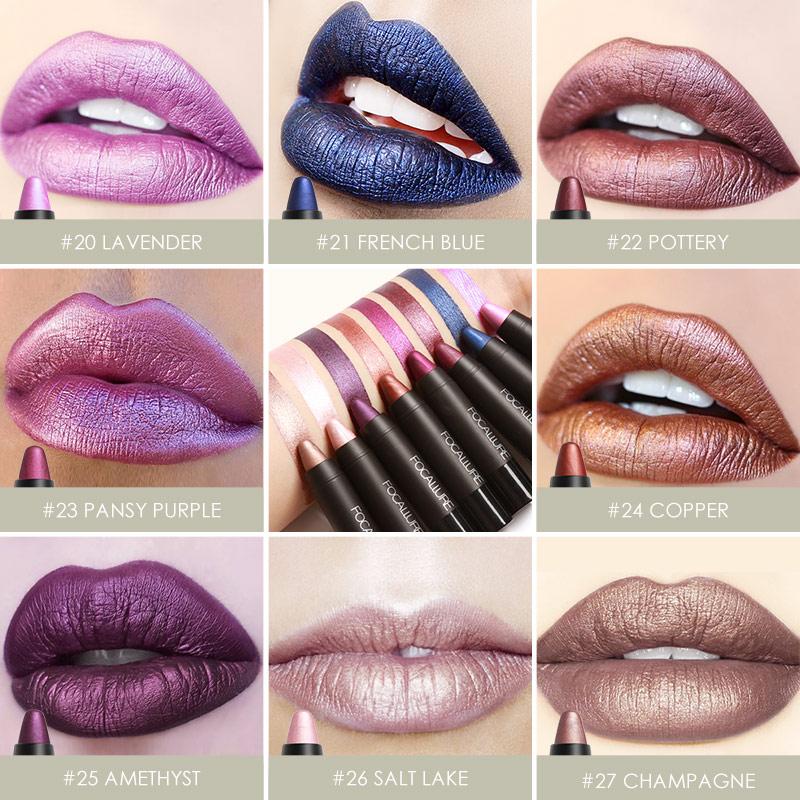 Matte Metallic Lipsticks (8 Colors)